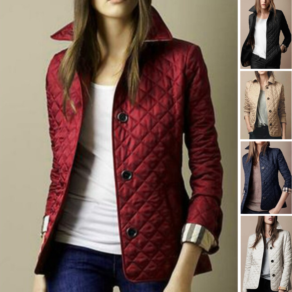 Silk-Cotton Jacket for Women – Elegant Slim Fit Lightweight Layering Piece