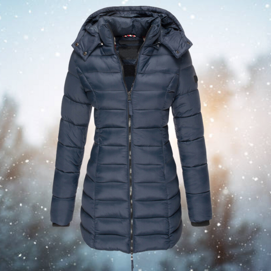 Women's Quilted Jacket – Extra Warm, Stylish Winter Coat for Cold Weather