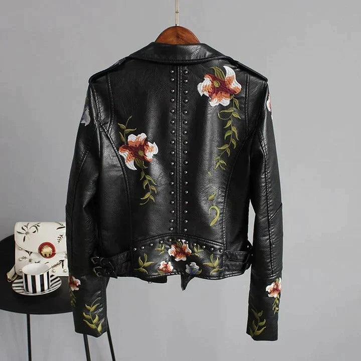 Leather Jacket for Women – Stylish Biker Jacket in Genuine Leather