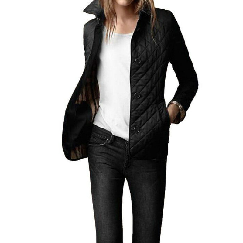 Silk-Cotton Jacket for Women – Elegant Slim Fit Lightweight Layering Piece