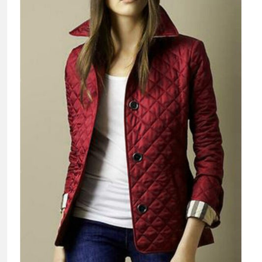 Silk-Cotton Jacket for Women – Elegant Slim Fit Lightweight Layering Piece