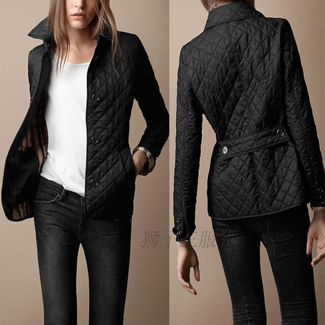 Silk-Cotton Jacket for Women – Elegant Slim Fit Lightweight Layering Piece