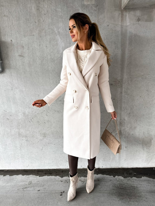 Stylish Women's Coat – Elegant Outerwear for Winter, Warm and Trendy Design