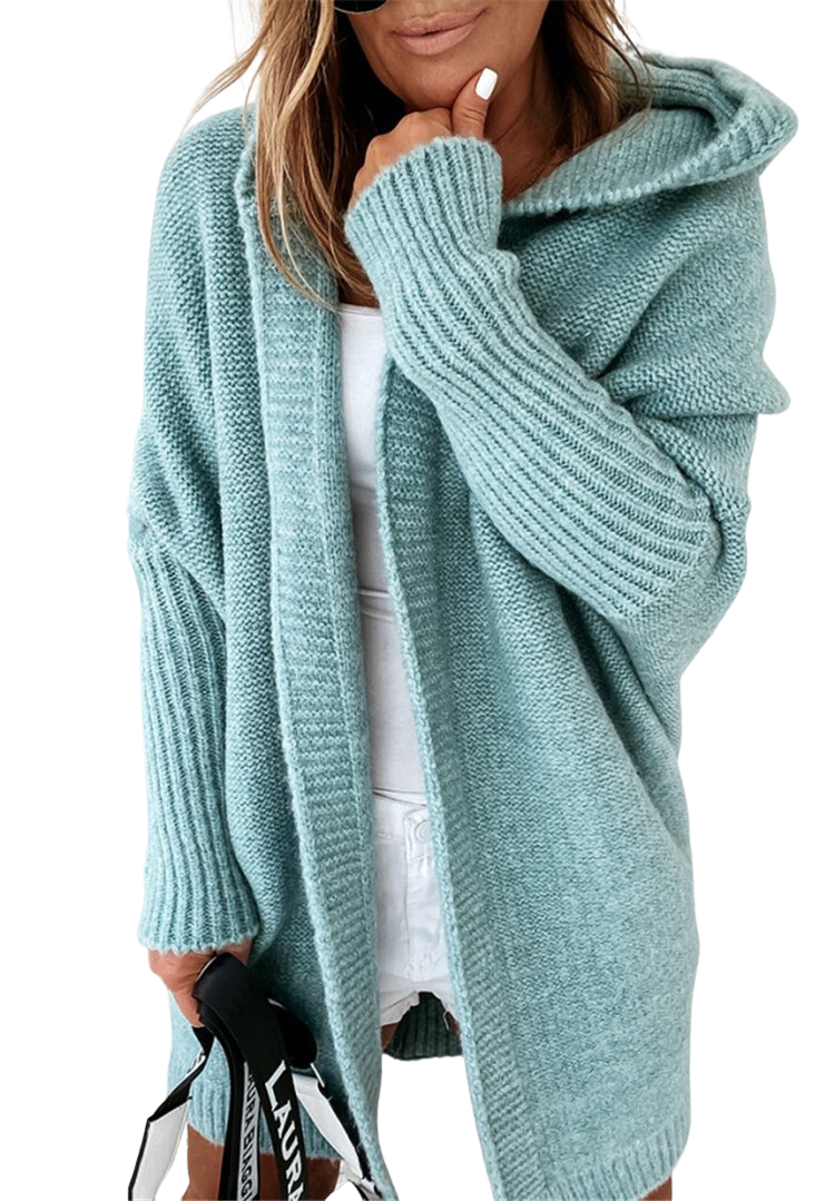 Women's Cardigan Sweater – Cozy Knit Open Front Long Sleeve Casual Layer