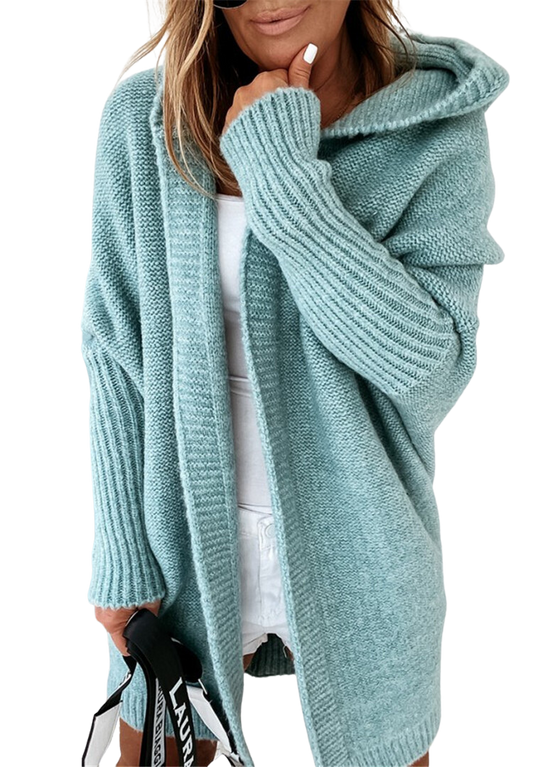 Women's Cardigan Sweater – Cozy Knit Open Front Long Sleeve Casual Layer