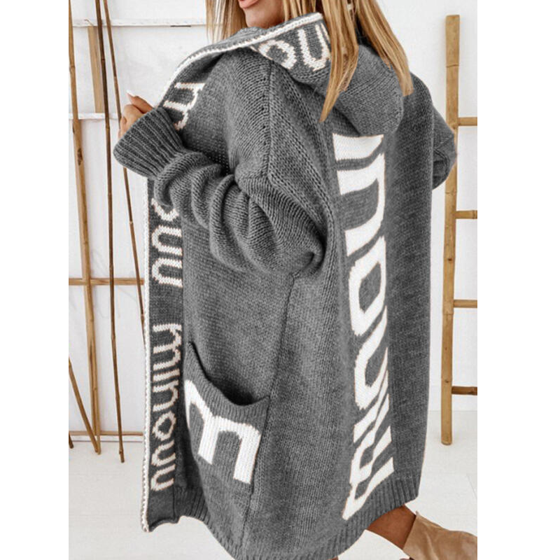 Printed Hooded Cardigan Women – Stylish Lightweight Cardigan for Casual Wear